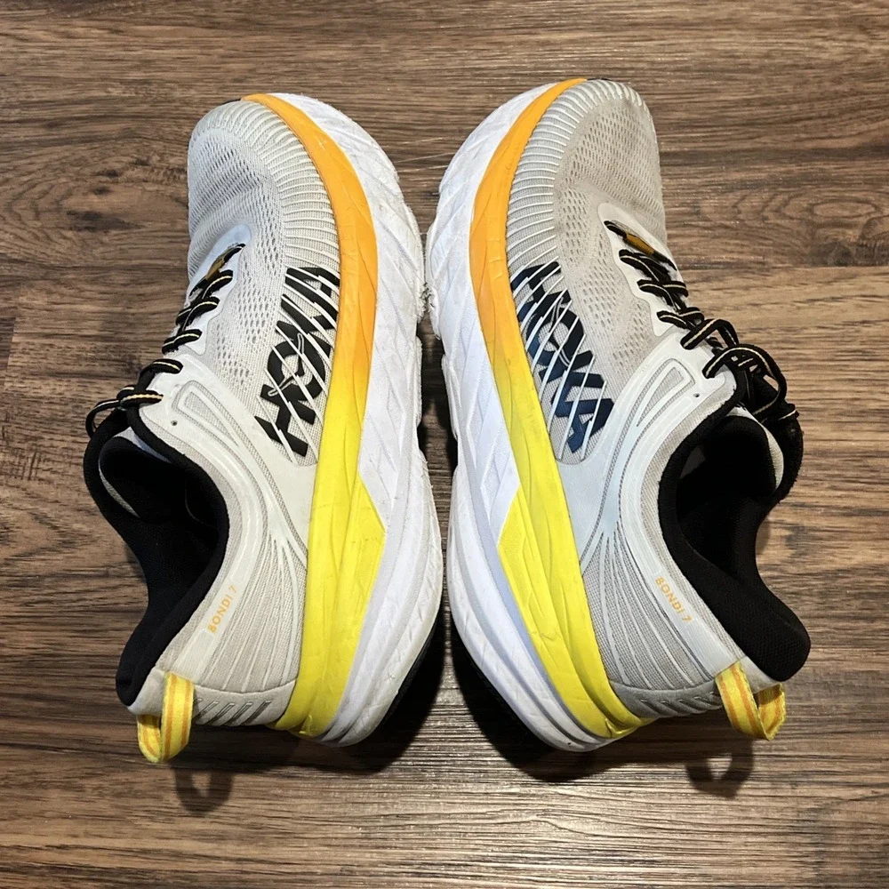 Hoka One One Bondi 7 Mens Nimbus Cloud Running Shoes Size 10.5